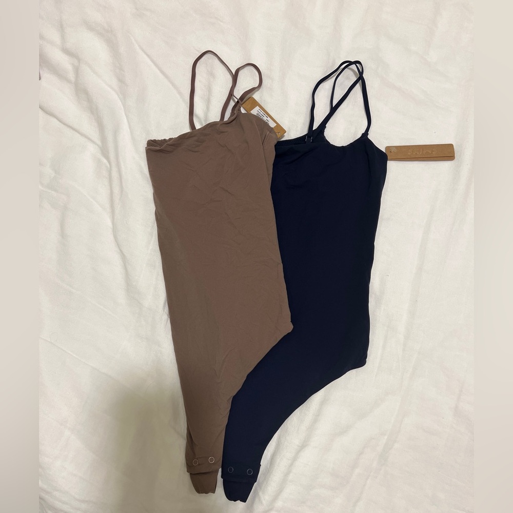 SKIMS Fits Everybody Cami Bodysuit Bundle NWT - Size Large